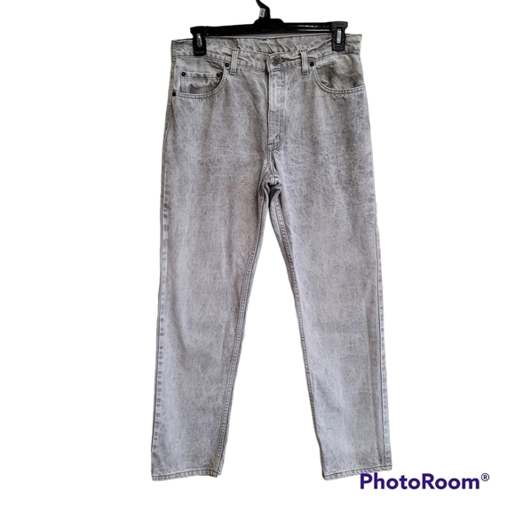 Levi's 506 Grey Acid Wash Jeans - Picture 13 of 13